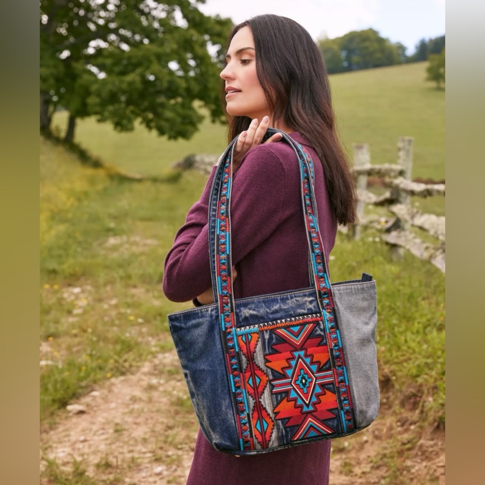Patricia Nash Denim Tote